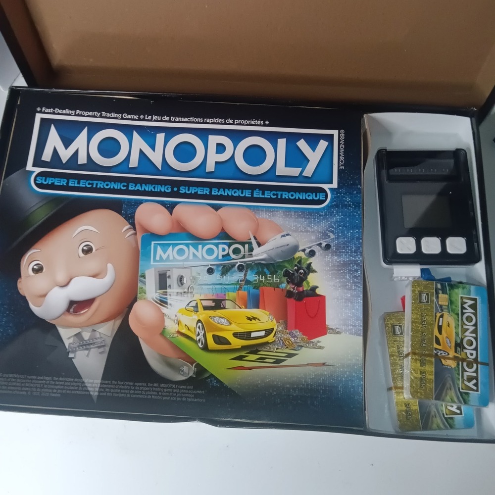 Monopoly Super Electronic Banking COMPLETE Hasbro Gaming 2020 TESTED WORKS - Picture 5 of 8